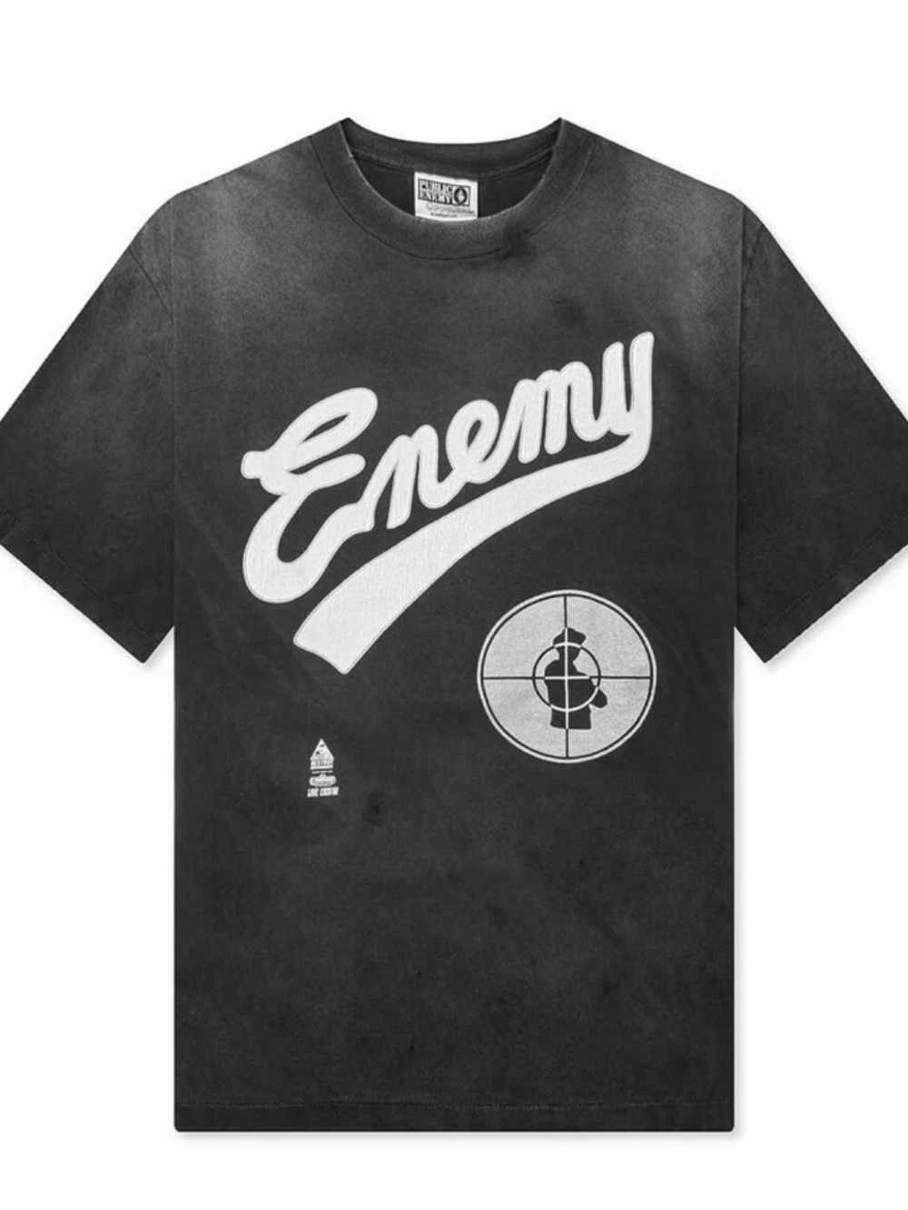 SAINT MICHAEL X PUBLIC ENEMY SAINT ENEMY S/S TEE - BLACK